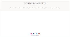 Desktop Screenshot of cathrynfarnsworthheadshots.com